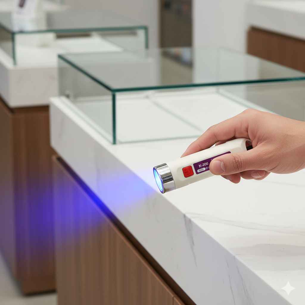 Handheld LED Fake Money Detector
