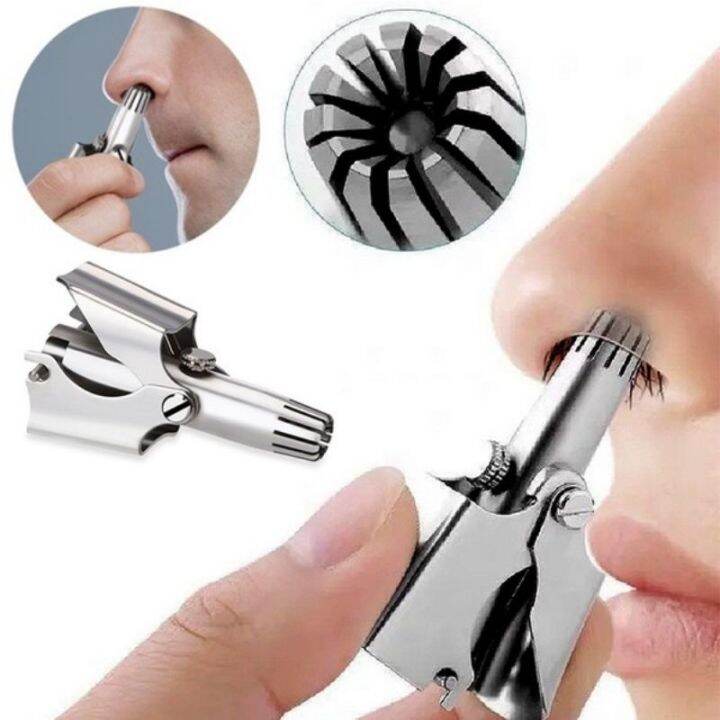 Manual Stainless Steel Nose Hair Trimmer | Buy 1 Get 1 FREE 🎁