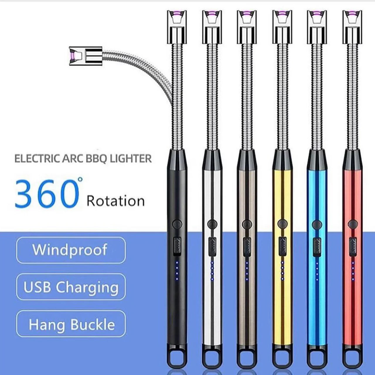 ⚡ Rechargeable Electric Lighter – No Fuel Required!