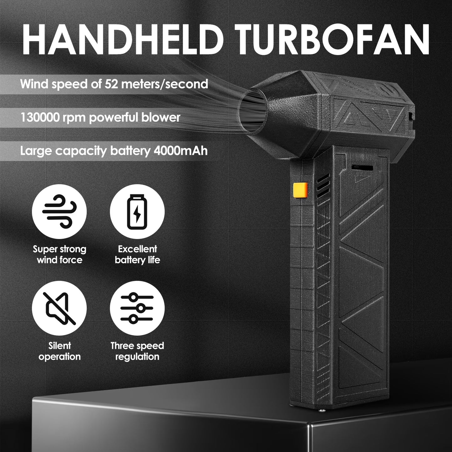 Mini Jet Turbo Fan Blower – Powerful Portable Air Blaster