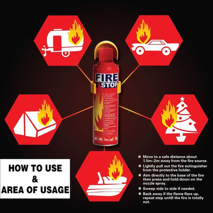🧯 Fire Stopper Pro – Emergency Fire Extinguisher 500ml
