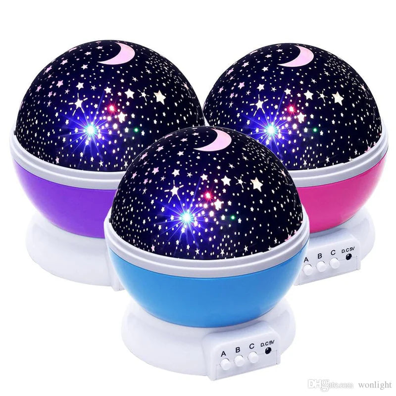 Night Light Star Lamp Starry Sky Projector Baby Light 360° Rotation LED Star Light