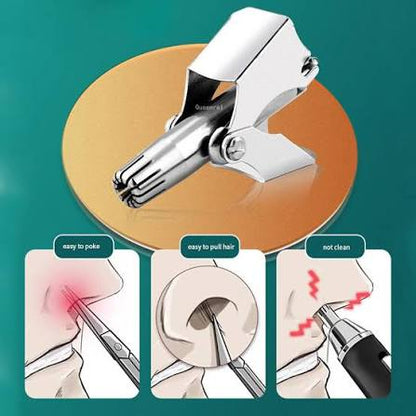 Manual Stainless Steel Nose Hair Trimmer