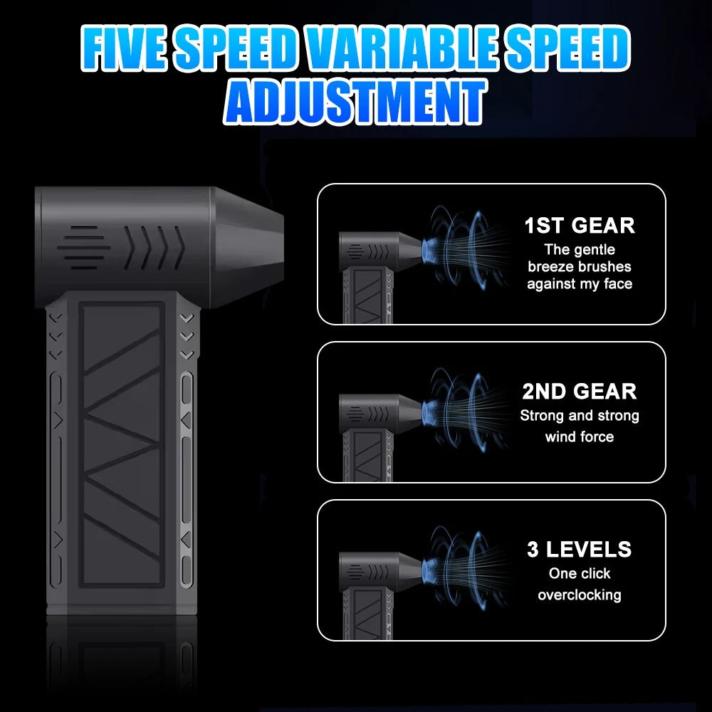 Mini Jet Turbo Fan Blower – Powerful Portable Air Blaster