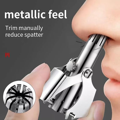 Manual Stainless Steel Nose Hair Trimmer | Buy 1 Get 1 FREE 🎁