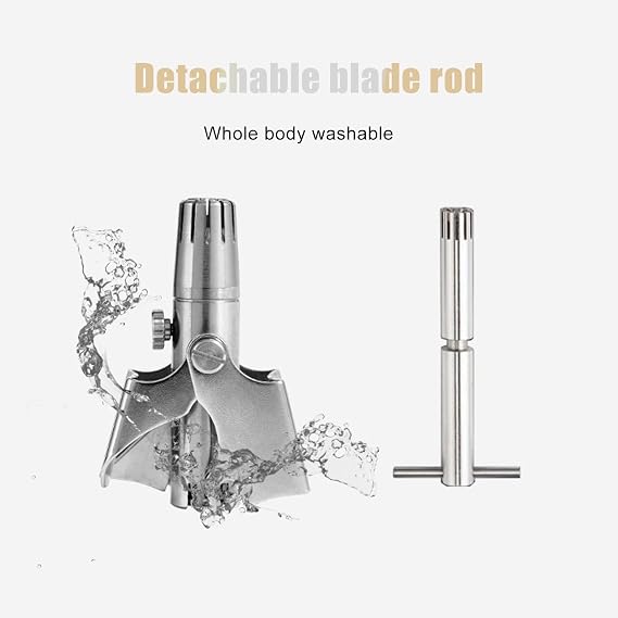 Manual Stainless Steel Nose Hair Trimmer | Buy 1 Get 1 FREE 🎁