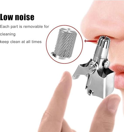Manual Stainless Steel Nose Hair Trimmer | Buy 1 Get 1 FREE 🎁